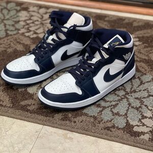 JORDAN 1 MID  SNEAKERS “ARMORY NAVY